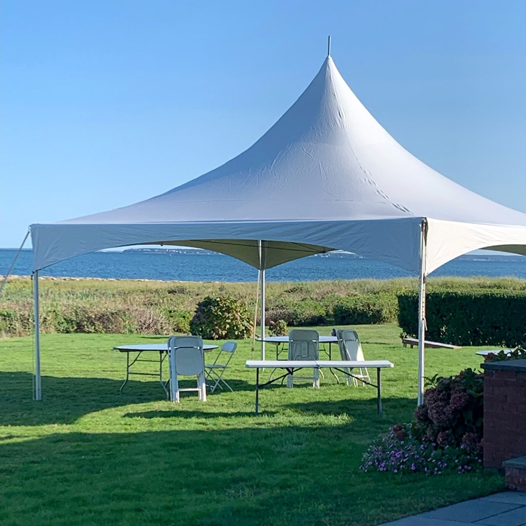 tent rental and table and chairs rental near the beach on cape cod