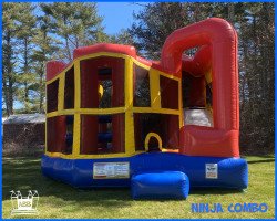 Ninja Bounce house with slide combo rental sm 1681140214 Ninja Combo
