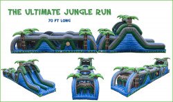 Ultimate Jungle Run Obstacle Course - 70ft