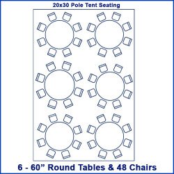 abb moonwalks 20x30 tent rental and round table and chairs chart 1646864675 20x30 Pole Tent