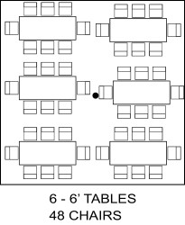 20x2020Pole20Tent20REntal20Seating20Chart20620tables20482 1 20x20 Pole Tent