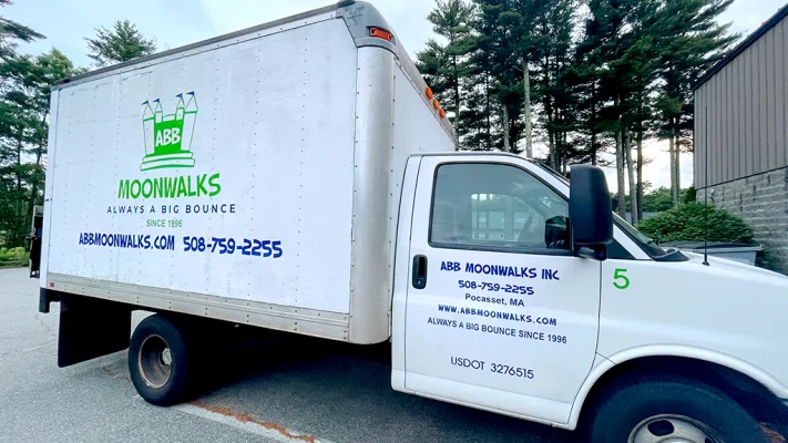 ABB Moonwalks delivery Truck